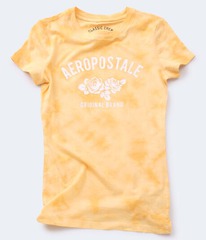 aeropostale Aero Floral Tie-Dye Graphic Tee