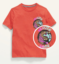  Oldnavy Short-Sleeve Graphic Tee For Boys Color: Monster Gamer