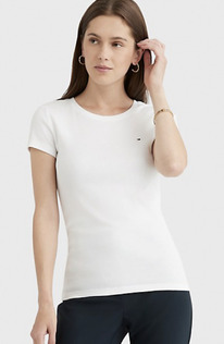 TH ESSENTIAL FAVORITE CREWNECK T-SHIRT bright white