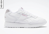 reebok UK Reebok Glide Ripple Double Shoes Cloud White / Rose Gold / Cloud White
