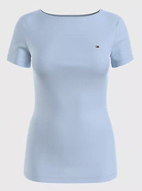 TH SOLID BOATNECK FAVORITE T-SHIRT Breezy Blue