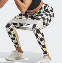 Adidas PRIDE LEGGINGS Off White / Black / Solar Gold