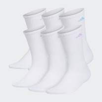 Adidas WM ATH CUSHIONED 6-PACK CREW White 