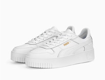 PUMA Carina Street Womens Sneakers PUMA White-PUMA White-PUMA Gold