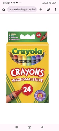 mueller Crayola - 24 Wachsmalstifte