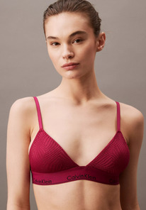 Calvinklein Modern Lace Lightly Lined Triangle Bralette ColorFlintstone