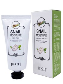 JIGOTT ���� ��� ��� � ���������� ������ SNAIL MOISTURE FOOT CREAM