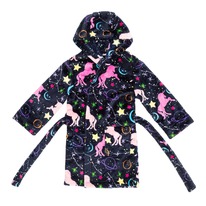 Sportsdirect Miso Girls Unicorn Fleece Dressing Gown