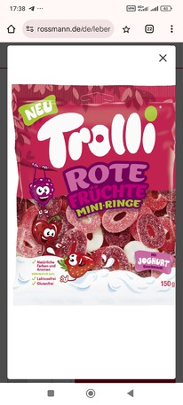 rossmann Trolli Rote Frchte Mini-Ringe