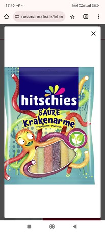 rossmann hitschies Saure Krakenarme Fruchtgummi