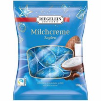 worldofsweets Riegelein Milchcreme Zapfen 150g