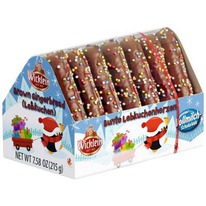 worldofsweets Wicklein Bunte Lebkuchenherzen Vollmilchschokolade 215g