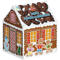 worldofsweets Wicklein Bunte Schoko-Lebkuchen Winterhäuschen 200g
