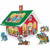 worldofsweets Windel Adventskalender Bastelset Haus