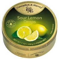 worldofsweets Cavendish & Harvey Sour Lemon Drops 200g