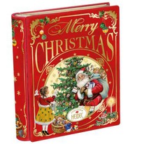 worldofsweets Heidel Weihnachts-Nostalgie Schokoladenbuch 80g