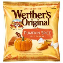 worldofsweets Werthers Original Soft Caramel Pumpkin Spice 180g