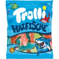 worldofsweets Trolli Haifische 150g