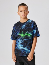 Acoola Футболка детская для мальчиков Gillan 20110510259 холодный синий принт Acoola Футболка детская для мальчиков Gillan 20110510259 холодный синий принт