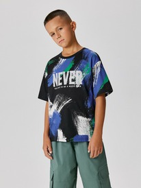 Acoola Футболка детская для мальчиков Gillan 20110510259 черно-зеленый Acoola Футболка детская для мальчиков Gillan 20110510259 черно-зеленый