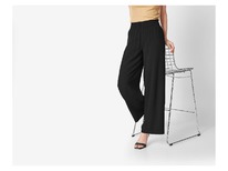 lidl Damen Wide-Leg-Hose, normale Leibhhe