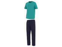 lidl Herren Pyjama  grn/navy