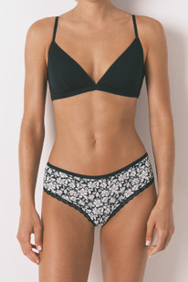 womensecret Weiter brasilianischer Hipster  Schwarz