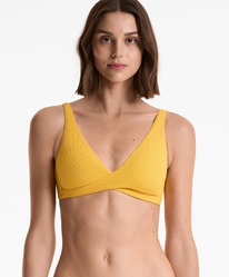 oysho Neckholder-Bikini-Top mit Kreuzmuster in Piqu