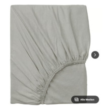 ikea VRVIAL Spannbettlaken, grau