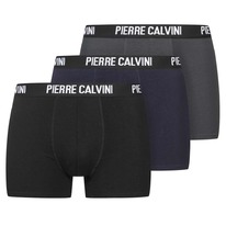 sportspar PIERRE CALVINI Hipster Herren Boxershorts 3er-Pack Dark 6130-3-DA