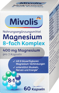 dm Magnesium 8-fach Komplex Kapseln 60 St, 42 g