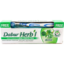 Dabur Herbl Toothpaste Basil with Toothbrush / ����� ������ ����� ������ �������