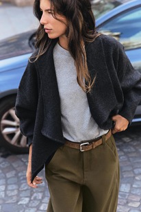 zara OFFENE STRICKJACKE